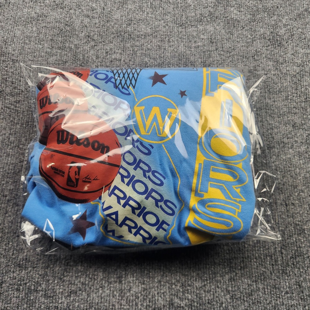 NBA Golden State Warriors Ombre Hoodie Blue Basketball Graphic Sweatshirt XXL - Picture 9 of 9